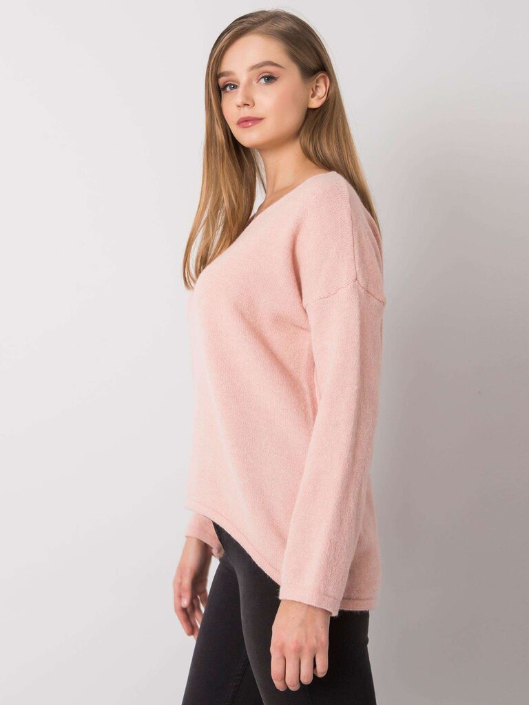 Vaaleanpunainen oversize pusero. hinta ja tiedot | Naisten neulepuserot | hobbyhall.fi