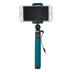 Caruba Selfie Stick Plug & Play Blue hinta ja tiedot | Selfie-tikut ja -telineet | hobbyhall.fi