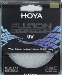 UV-suodatin Hoya Fusion Antistatic 72mm hinta ja tiedot | Kameran suotimet | hobbyhall.fi