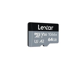 Lexar Pro microSDHC/microSDXC 64GB hinta ja tiedot | Lexar Puhelimet, älylaitteet ja kamerat | hobbyhall.fi