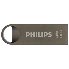USB-media Philips, 3.1, 64 Gt Moon hinta ja tiedot | Muistitikut | hobbyhall.fi