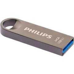 USB-media Philips, 3.1, 64 Gt Moon hinta ja tiedot | Muistitikut | hobbyhall.fi