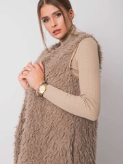 Tumman beige turkisliivi. hinta ja tiedot | Naisten liivit | hobbyhall.fi