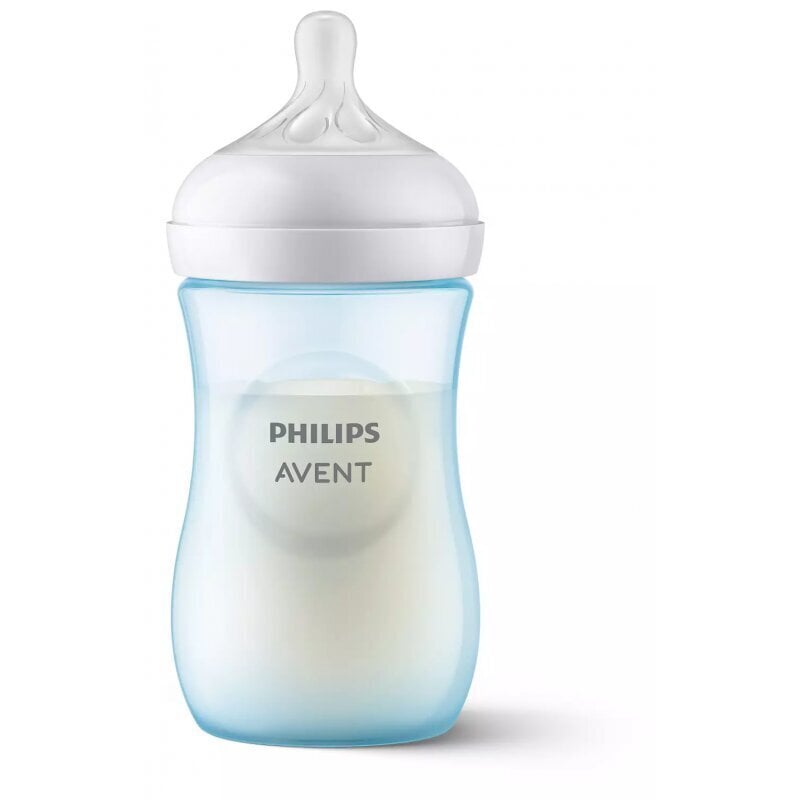 Philips Avent Natural Response tuttipullo, sininen, 1 kk+, 260 ml hinta ja tiedot | Tuttipullot ja tarvikkeet | hobbyhall.fi
