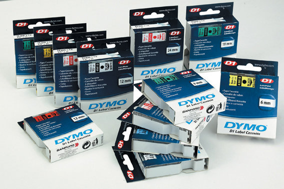 Dymo D1 ORIGINAL teippi, musta keltaisella, 9mm x 7m hinta ja tiedot | Tulostustarvikkeet | hobbyhall.fi