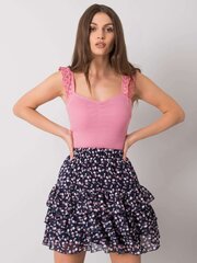 Pinkki puuvillainen toppi. hinta ja tiedot | Naisten T-paidat | hobbyhall.fi