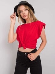 Naisten punainen t-paita. hinta ja tiedot | Naisten T-paidat | hobbyhall.fi