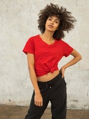 FOR FITNESS punainen t-paita V-pääntiellä hinta ja tiedot | Naisten T-paidat | hobbyhall.fi