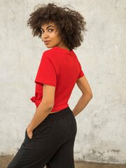 FOR FITNESS punainen t-paita V-pääntiellä hinta ja tiedot | Naisten T-paidat | hobbyhall.fi