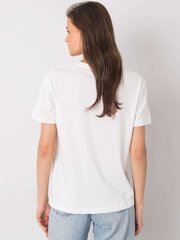 Valkoinen naisten t-paita painatuksella. L hinta ja tiedot | Naisten T-paidat | hobbyhall.fi