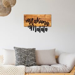 Seinäkoriste Hakuna Matata, 1 kpl hinta ja tiedot | Sisustustuotteet | hobbyhall.fi