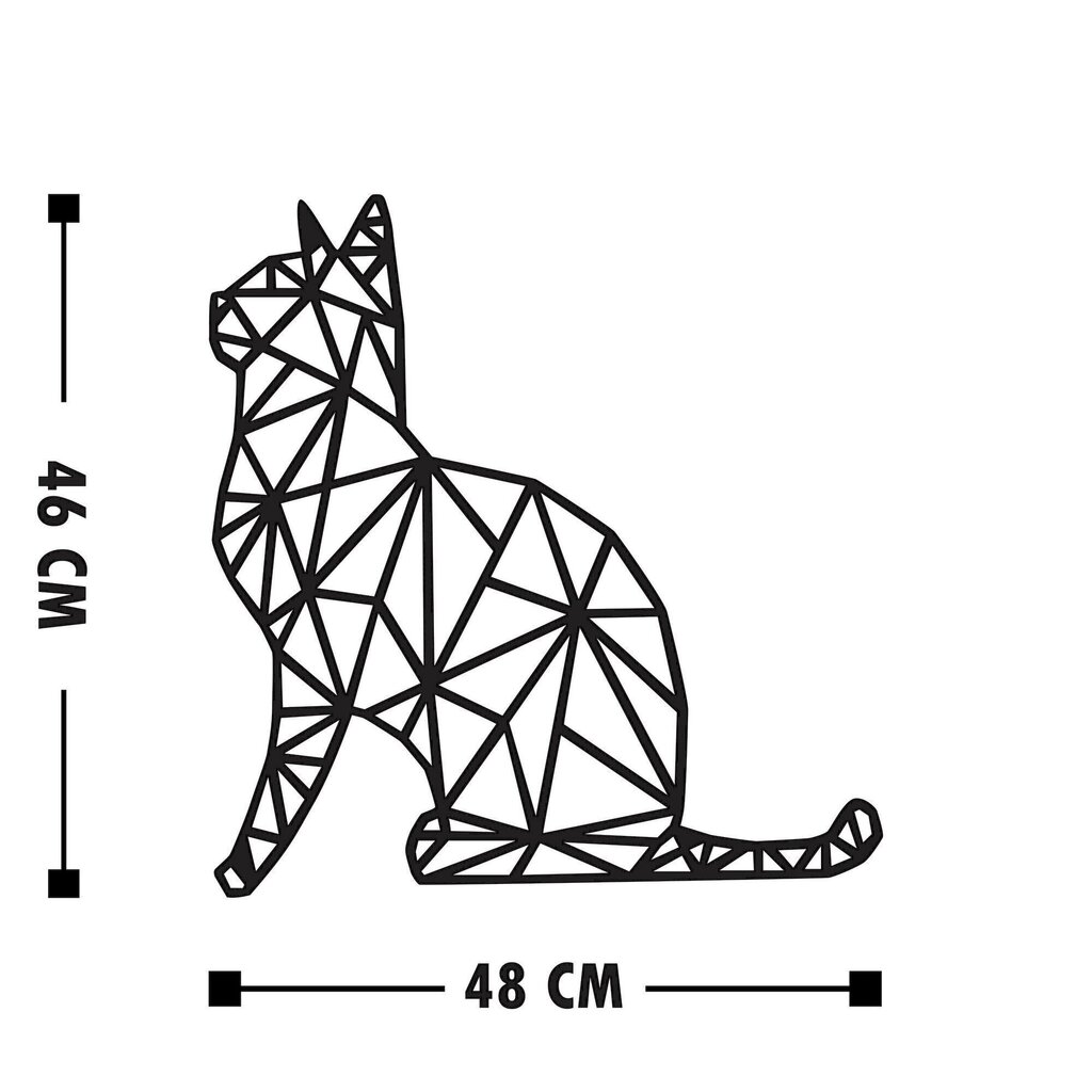 Seinäkoriste Cat, 1 kpl hinta ja tiedot | Sisustustuotteet | hobbyhall.fi