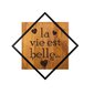 Seinäkoriste La Vie Est Belle, 1 kpl hinta ja tiedot | Sisustustuotteet | hobbyhall.fi