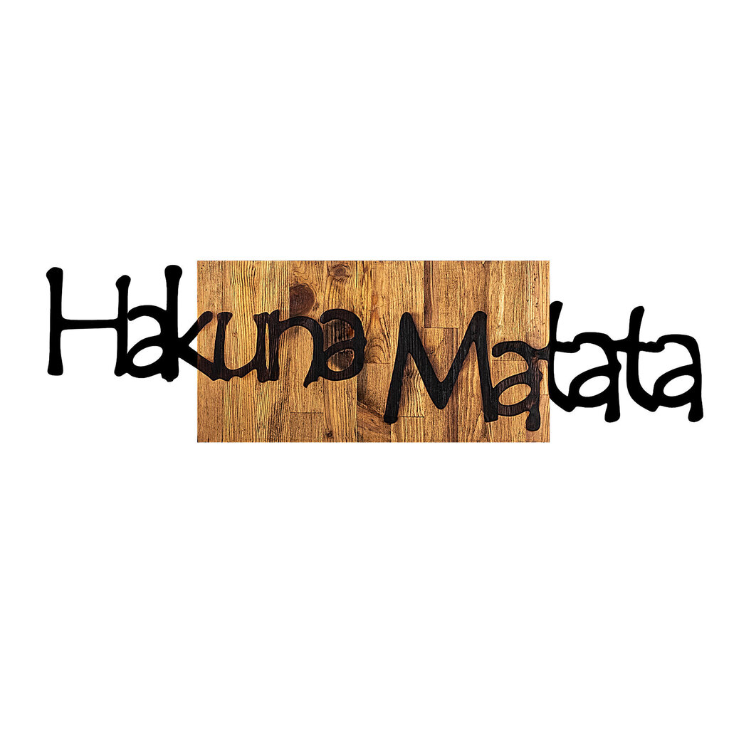 Seinäkoristelu Hakuna Matata 4, 1 kpl. hinta ja tiedot | Sisustustuotteet | hobbyhall.fi