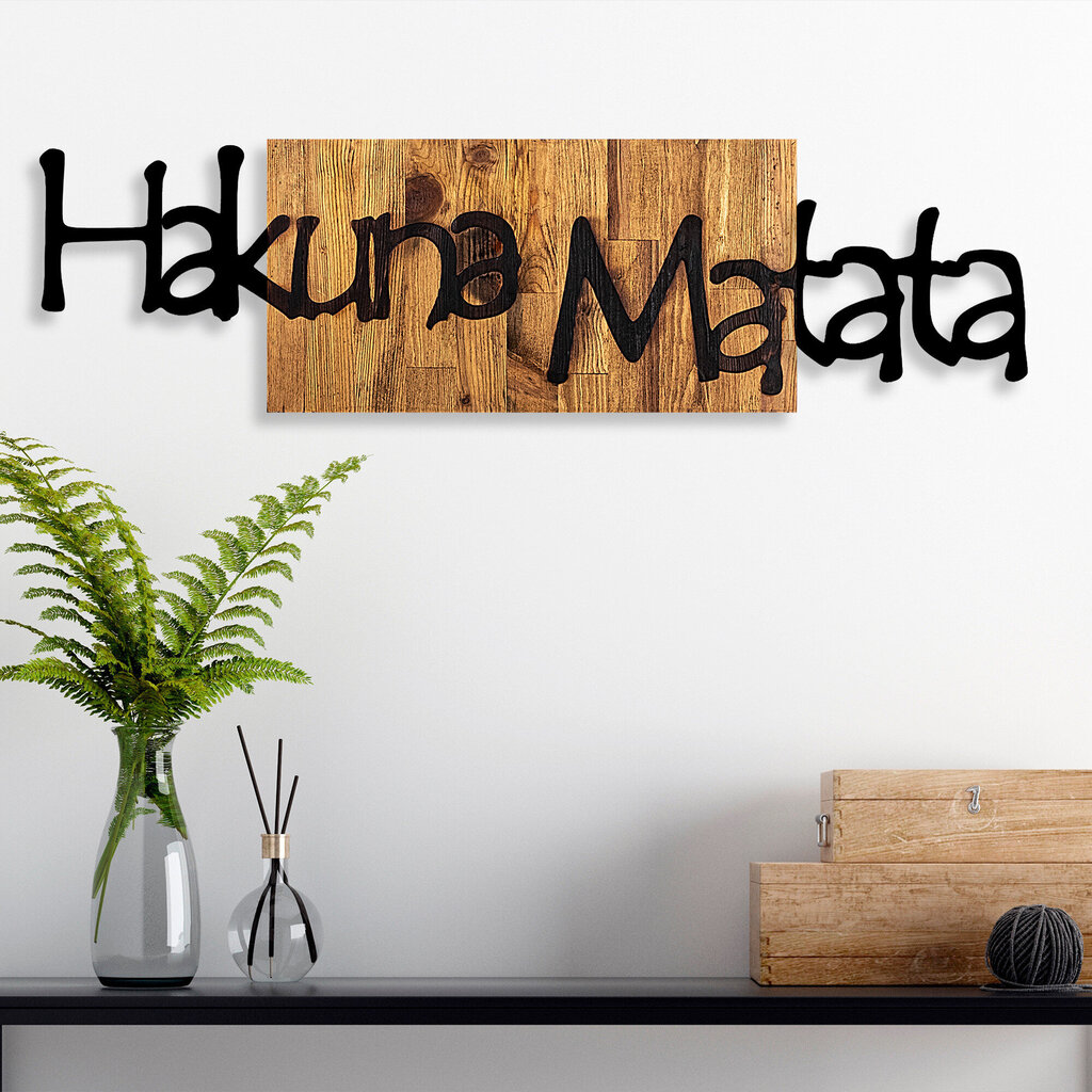 Seinäkoristelu Hakuna Matata 4, 1 kpl. hinta ja tiedot | Sisustustuotteet | hobbyhall.fi