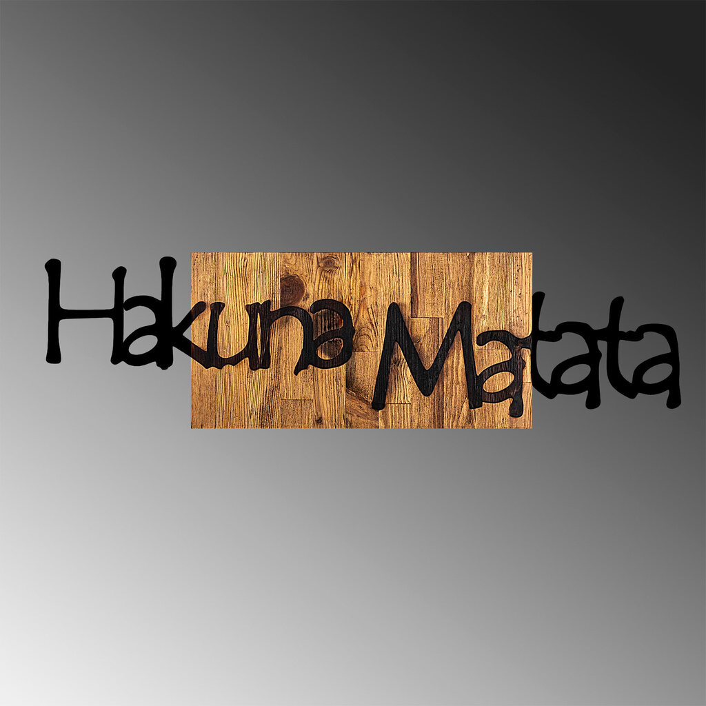 Seinäkoristelu Hakuna Matata 4, 1 kpl. hinta ja tiedot | Sisustustuotteet | hobbyhall.fi