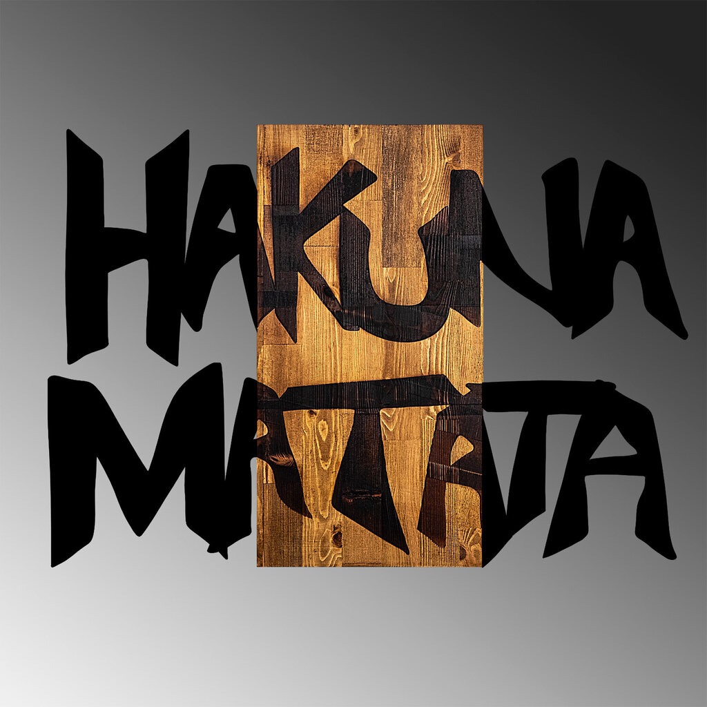 Seinäkoristelu Hakuna Matata 5, 1 kpl. hinta ja tiedot | Sisustustuotteet | hobbyhall.fi