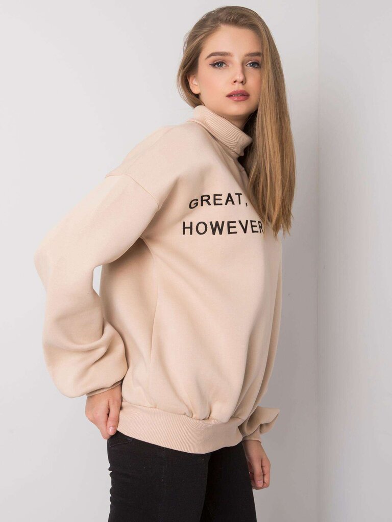 Beige collegepaita, L/XL hinta ja tiedot | Naisten hupparit, collegepaidat ja villapaidat | hobbyhall.fi