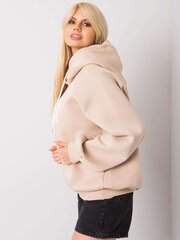 Beige topattu huppari. hinta ja tiedot | Naisten hupparit, collegepaidat ja villapaidat | hobbyhall.fi