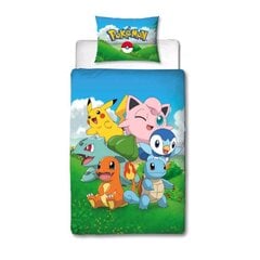 Pussilakanasetti Pokemon, 140 x 200 cm + tyynyliina 70 x 90 cm hinta ja tiedot | Vuodevaatteet lapsille | hobbyhall.fi