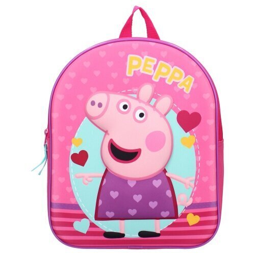 Reppu 3D Peppa Pig (Pipsa Possu) hinta ja tiedot | Urheilukassit ja reput | hobbyhall.fi