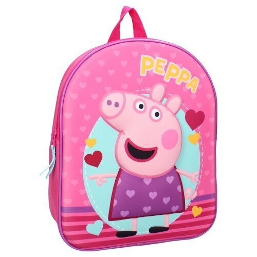 Reppu 3D Peppa Pig (Pipsa Possu) hinta ja tiedot | Urheilukassit ja reput | hobbyhall.fi