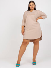 Naisten beige plus size tunika hinta ja tiedot | Tunikat | hobbyhall.fi