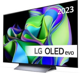 LG OLED evo OLED48C31LA.AEU hinta ja tiedot | LG Televisiot ja lisätarvikkeet | hobbyhall.fi