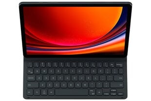 Samsung Galaxy Tab S9+ / S9FE FE DX710UBE Book ohut suojakotelp näppäimistöllä, mustan värinen hinta ja tiedot | Tablettien kotelot ja muut tarvikkeet | hobbyhall.fi