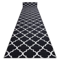 TRELLIS marokkolainen matto, 80 x 200 cm, musta hinta ja tiedot | Isot matot | hobbyhall.fi
