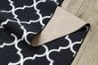 TRELLIS marokkolainen matto, 80 x 250 cm, musta hinta ja tiedot | Isot matot | hobbyhall.fi