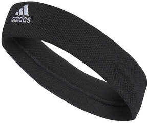 Adidas Päänauhat Tennis Headband Black HD7327 hinta ja tiedot | Tennisvälineet | hobbyhall.fi