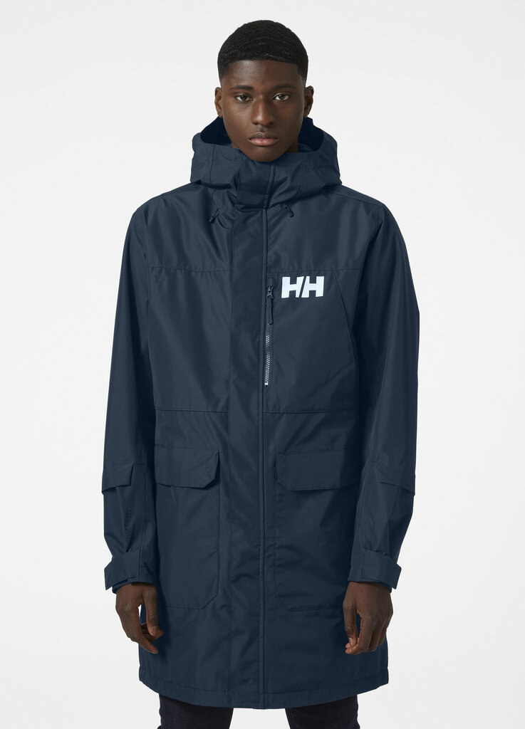 Helly Hansen miesten kevät-syksy parka RIGGING, tummansininen hinta ja tiedot | Miesten ulkoilutakit | hobbyhall.fi