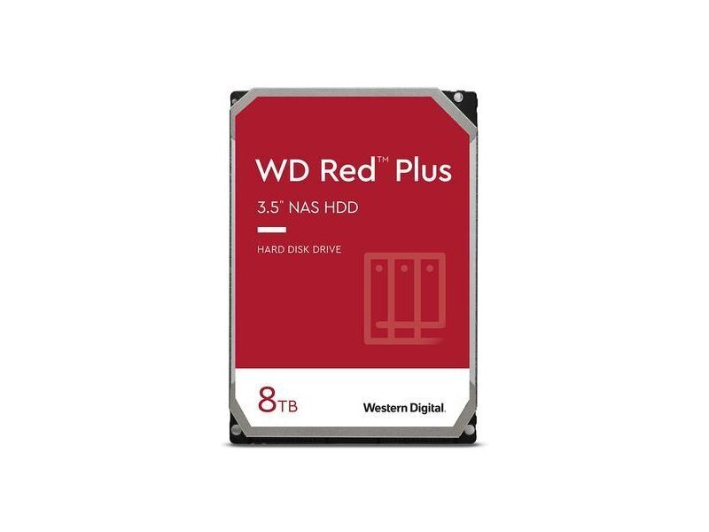 WD Red Plus WD80EFZZ hinta ja tiedot | Kovalevyt | hobbyhall.fi