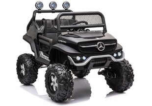 Electric Ride On Mercedes Unimog S Black hinta ja tiedot | Lasten sähköautot | hobbyhall.fi