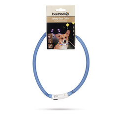 LED-kaulus Beeztees Dogini, 70x1cm, sininen hinta ja tiedot | Koiran valjaat ja kaulapannat | hobbyhall.fi