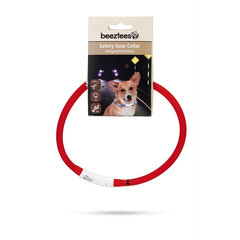 LED-kaulus Beeztees Dogini, 70x1cm, punainen hinta ja tiedot | Koiran valjaat ja kaulapannat | hobbyhall.fi