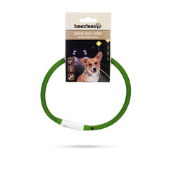 LED-kaulus Beeztees Dogini, 70x1cm, vihreä hinta ja tiedot | Koiran valjaat ja kaulapannat | hobbyhall.fi