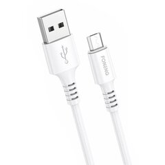 Kaapeli USB-mikro-USB Foneng, X85 3A pikalataus, 1m (valkoinen) hinta ja tiedot | Puhelinkaapelit | hobbyhall.fi