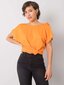 Oranssi pusero, jossa pääntie selässä. hinta ja tiedot | Naisten paidat | hobbyhall.fi
