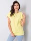 Keltainen pusero, jossa pääntie selässä. hinta ja tiedot | Naisten paidat | hobbyhall.fi