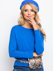 Sininen pusero, jossa pitkät hihat. hinta ja tiedot | Naisten paidat | hobbyhall.fi
