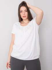 Plus kokoinen valkoinen puuvillapusero. hinta ja tiedot | Naisten paidat | hobbyhall.fi