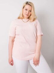 Vaaleanpunainen plus-koon pusero hinta ja tiedot | Naisten paidat | hobbyhall.fi