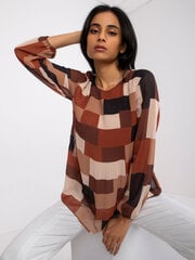 Naisten ruskea pusero printillä hinta ja tiedot | Naisten paidat | hobbyhall.fi