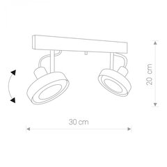 Nowodvorski Lighting kattovalaisin Cross White II 9602 hinta ja tiedot | Nowodworski Huonekalut ja sisustus | hobbyhall.fi