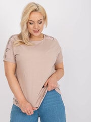 Naisten beige plus kokoinen pusero hinta ja tiedot | Naisten paidat | hobbyhall.fi