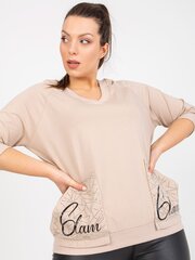 Naisten beige plus kokoinen pusero hinta ja tiedot | Naisten paidat | hobbyhall.fi