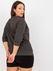 Naisten khaki Plus-kokoinen pusero hinta ja tiedot | Naisten paidat | hobbyhall.fi