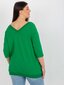 Naisten vihreä plus-kokoinen pusero hinta ja tiedot | Naisten paidat | hobbyhall.fi